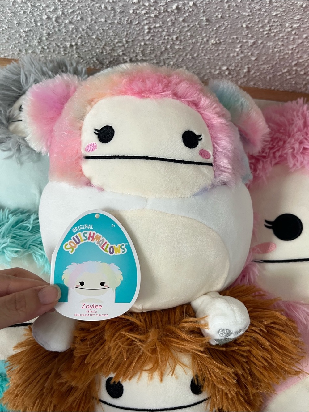 8” zaylee bigfoot squishmallow